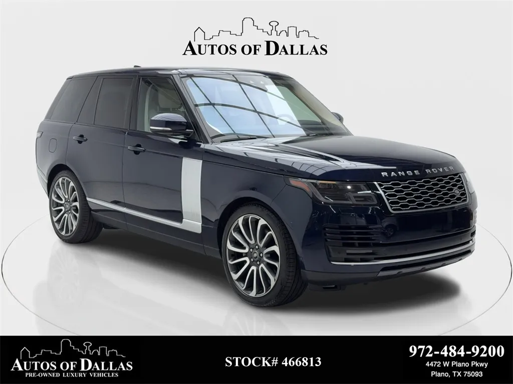 Blue 2022 Land Rover Range Rover Westminster NAV,CAM,PANO,CLMT STS,22" WHLS for sale in Plano, TX