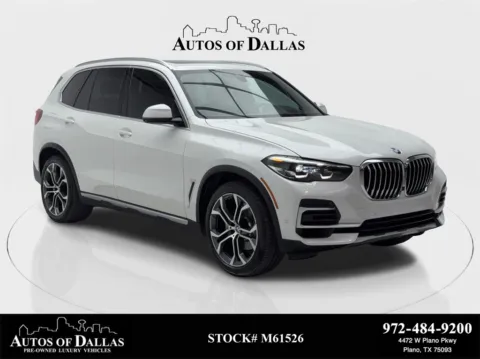 White 2022 BMW X5 sDrive40i X LINE,NAV,CAM,PANO,HTD STS,BLIND SPOT,2 for sale in Plano, TX