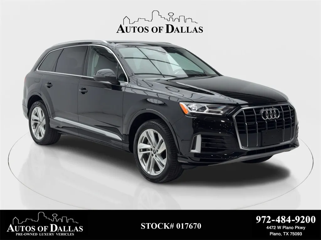 2022 Audi Q7 55 Premium NAV,CAM,PANO,HTD STS,BLIND SPOT,3RD ROW