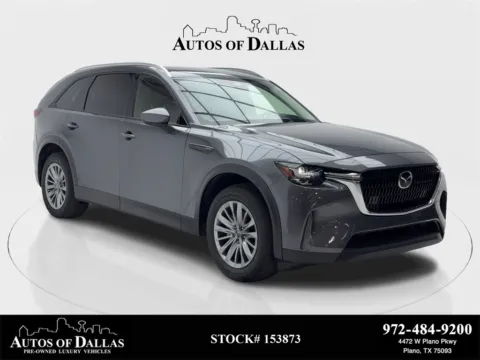 Gray 2024 Mazda CX-90 3.3 Turbo Preferred Plus CAM,SUNROOF,HTD STS,3RD R for sale in Plano, TX