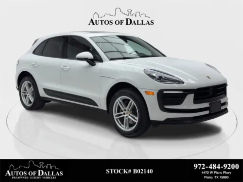 White 2025 Porsche Macan NAV,CAM,PANO,HTD STS,BLIND SPOT,19" WHLS for sale in Plano, TX