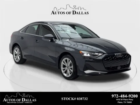 Black 2025 Audi A3 40 Premium CAM,PANO,HTD STS,BLIND SPOT for sale in Plano, TX