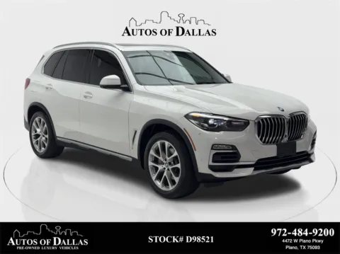 White 2021 BMW X5 sDrive40i X LINE,NAV,CAM,PANO,HTD STS,BLIND SPOT,2 for sale in Plano, TX