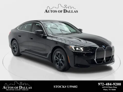 Black 2025 BMW i4 eDrive40 NAV,CAM,SUNROOF,HTD STS,BLIND SPOT for sale in Plano, TX
