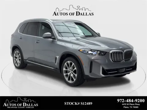 Gray 2024 BMW X5 sDrive40i X LINE,NAV,CAM,PANO,HTD STS,HEADS UP for sale in Plano, TX