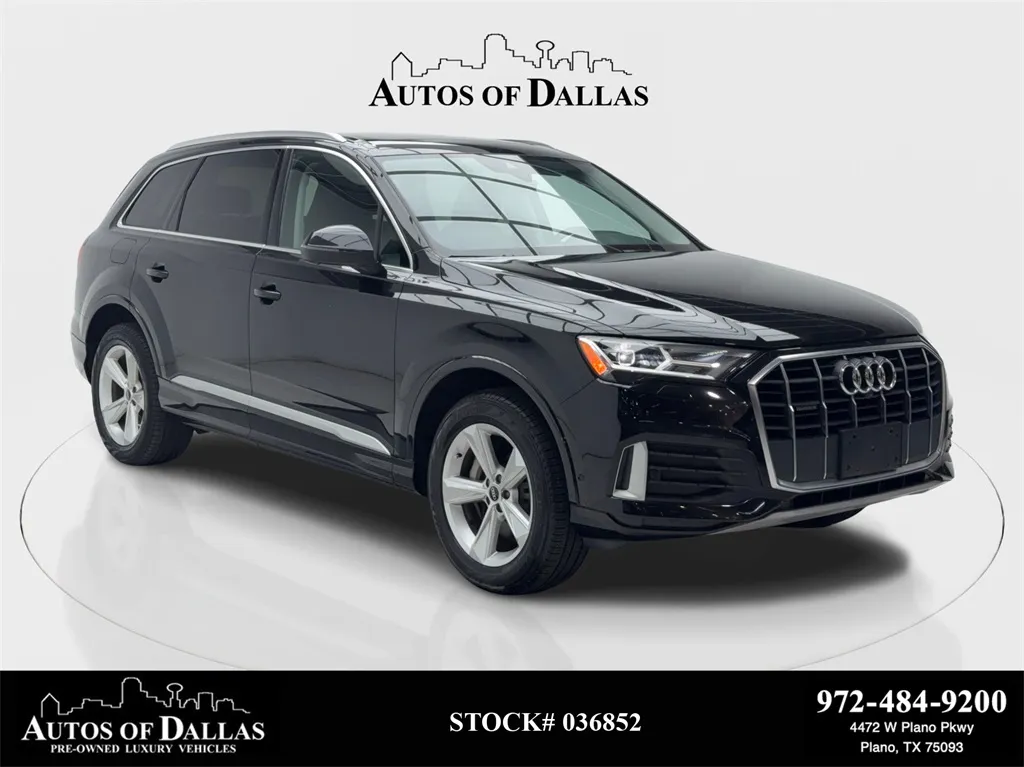 2021 Audi Q7 45 Premium NAV,CAM,PANO,HTD STS,BLIND SPOT,3RD ROW