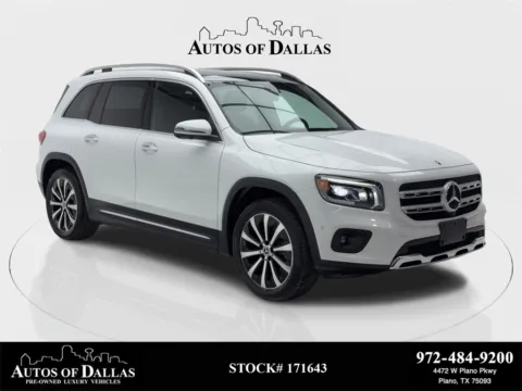 White 2022 Mercedes-Benz GLB 250 NAV,CAM,PANO,HTD STS,BLIND SPOT,19" WLS for sale in Plano, TX