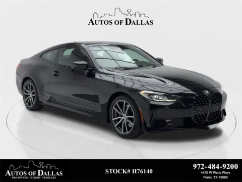 Black 2022 BMW 4 Series 430i SPORT LINE,NAV,CAM,SUNROOF,BLIND SPOT for sale in Plano, TX