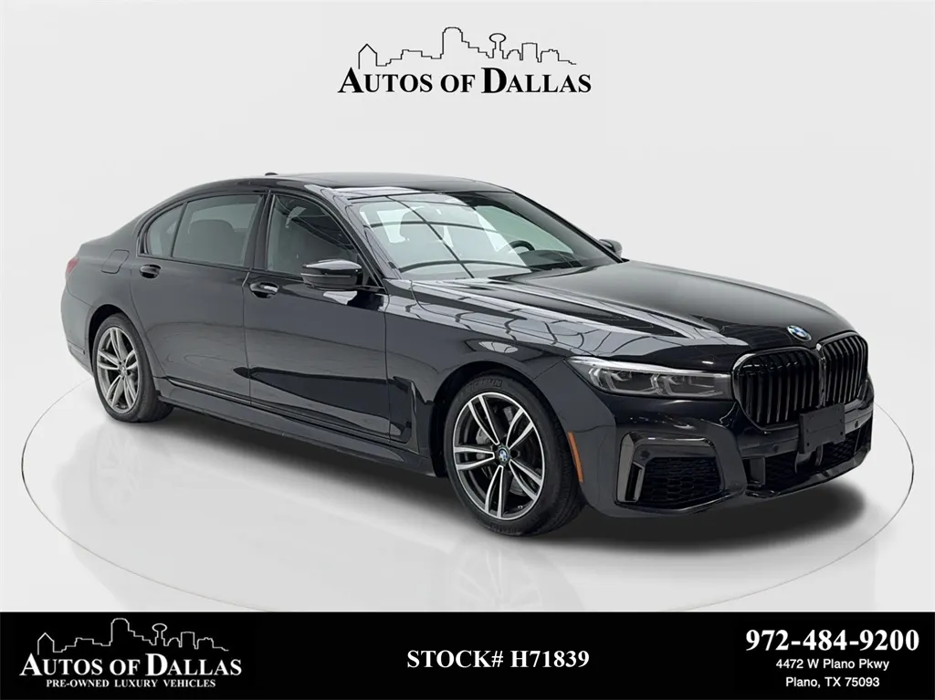 2022 BMW 7 Series 750i xDrive M SPORT,NAV,CAM,PANO,CLMT STS,HEADS UP for sale in Plano, TX