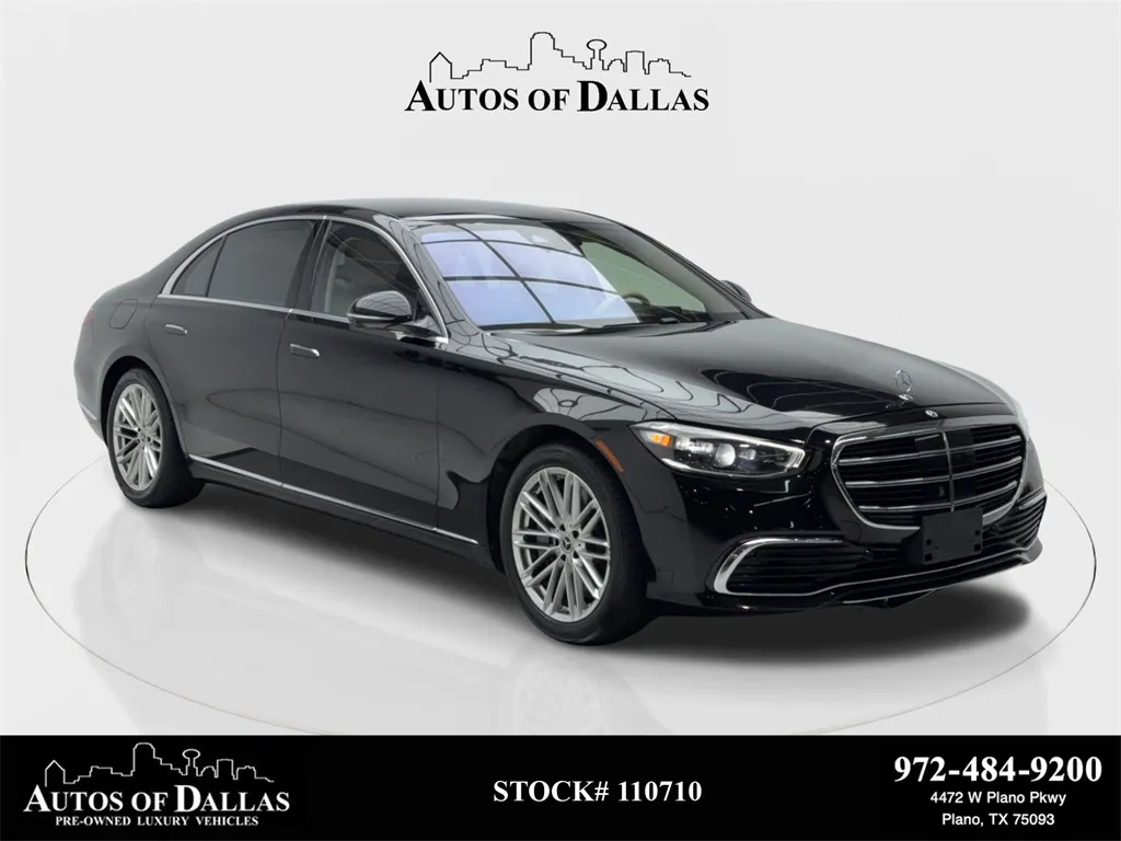 2022 Mercedes-Benz S-Class S 580 LUXURY LINE,NAV,CAM,PANO,CLMT STS,BLIND SPOT