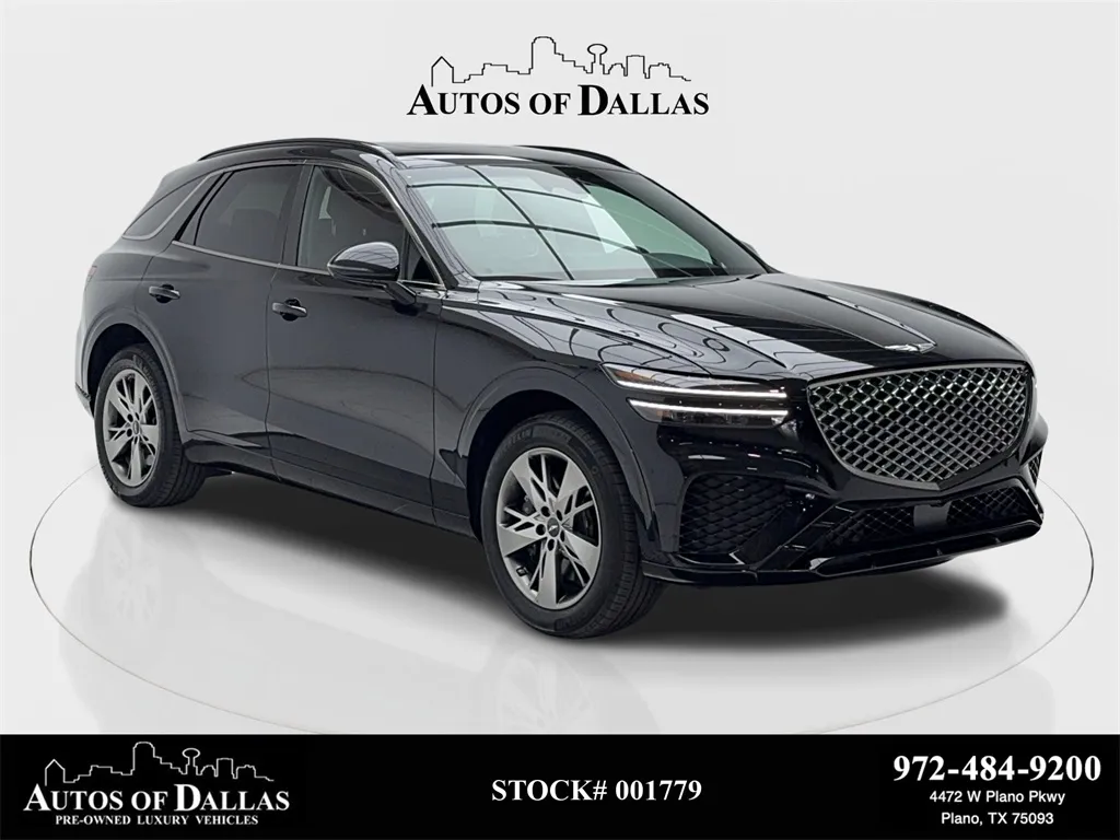 Black 2024 Genesis GV70 3.5T Sport NAV,CAM,PANO,HTD STS,BLIND SPOT for sale in Plano, TX