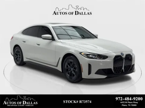White 2024 BMW i4 eDrive35 NAV,CAM,SUNROOF,HTD STS,BLIND SPOT for sale in Plano, TX