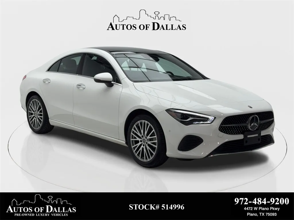 2025 Mercedes-Benz CLA 250 NAV,CAM,PANO,HTD STS,BLIND SPOT,18" WLS