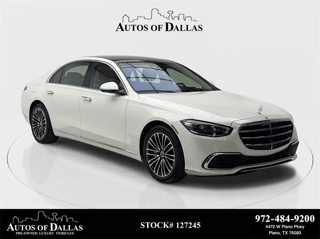 2022 Mercedes-Benz S-Class S 580 NAV,CAM,PANO,CLMT STS,BLIND SPOT for sale in Plano, TX