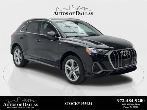 Black 2021 Audi Q3 Premium CAM,PANO,HTD STS,BLIND SPOT,18" WLS for sale in Plano, TX