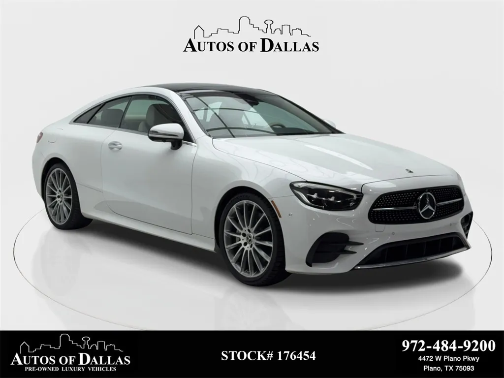 2022 Mercedes-Benz E-Class E 450 Coupe AMG SPORT,NAV,CAM,PANO,CLMT STS,20" WL