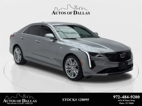 Silver 2024 Cadillac CT4 Premium Luxury NAV,CAM,PANO,CLMT STS,BLIND SPOT for sale in Plano, TX