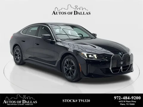 Black 2025 BMW i4 eDrive40 NAV,CAM,SUNROOF,HTD STS,BLIND SPOT for sale in Plano, TX