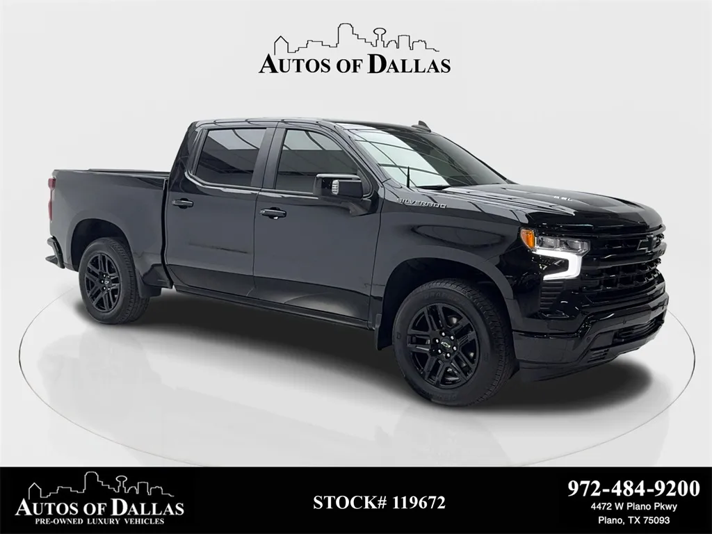 2024 Chevrolet Silverado 1500 RST NAV,CAM,SUNROOF,HTD STS,BLIND SPOT,20" WLS for sale in Plano, TX