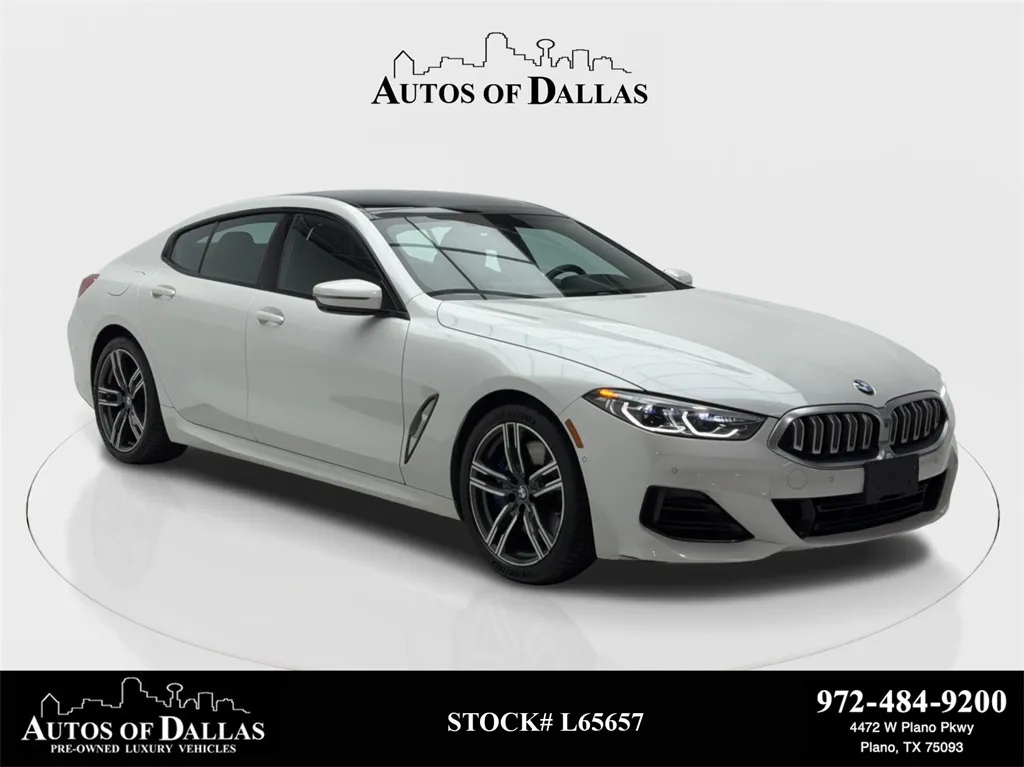 2023 BMW 8 Series 840 M SPORT,NAV,CAM,PANO,CLMT STS,HEADS UP
