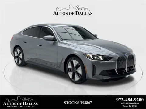 Gray 2025 BMW i4 eDrive40 NAV,CAM,SUNROOF,HTD STS,BLIND SPOT,HEADS- for sale in Plano, TX