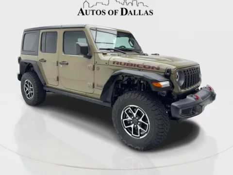 Photos of 2025 Jeep Wrangler Rubicon CAM,PARK ASST,KEY-GO,17" WHLS for sale in Plano, TX at Autos of Dallas - Plano