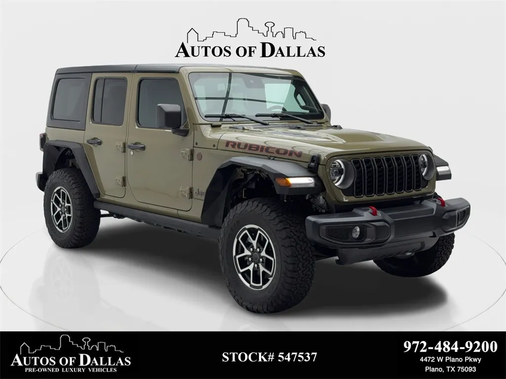 2025 Jeep Wrangler Rubicon CAM,PARK ASST,KEY-GO,17" WHLS