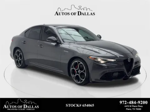 Gray 2022 Alfa Romeo Giulia Veloce NAV,CAM,PANO,HTD STS,BLIND SPOT for sale in Plano, TX