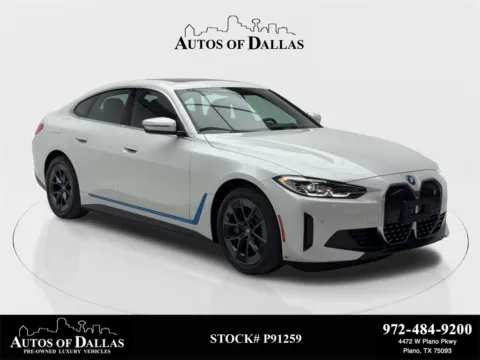White 2023 BMW i4 eDrive40 NAV,CAM,SUNROOF,HTD STS,BLIND SPOT for sale in Plano, TX