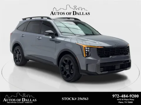 Silver 2024 Kia Sorento X-Line EX NAV,CAM,PANO,HTD STS,BLIND SPOT,3RD ROW for sale in Plano, TX