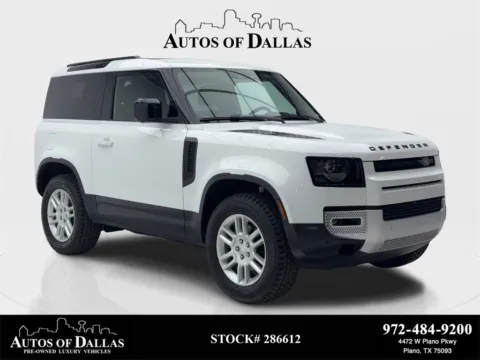 White 2024 Land Rover Defender 90 S NAV,CAM,PANO,HTD STS,BLIND SPOT,19" WLS for sale in Plano, TX