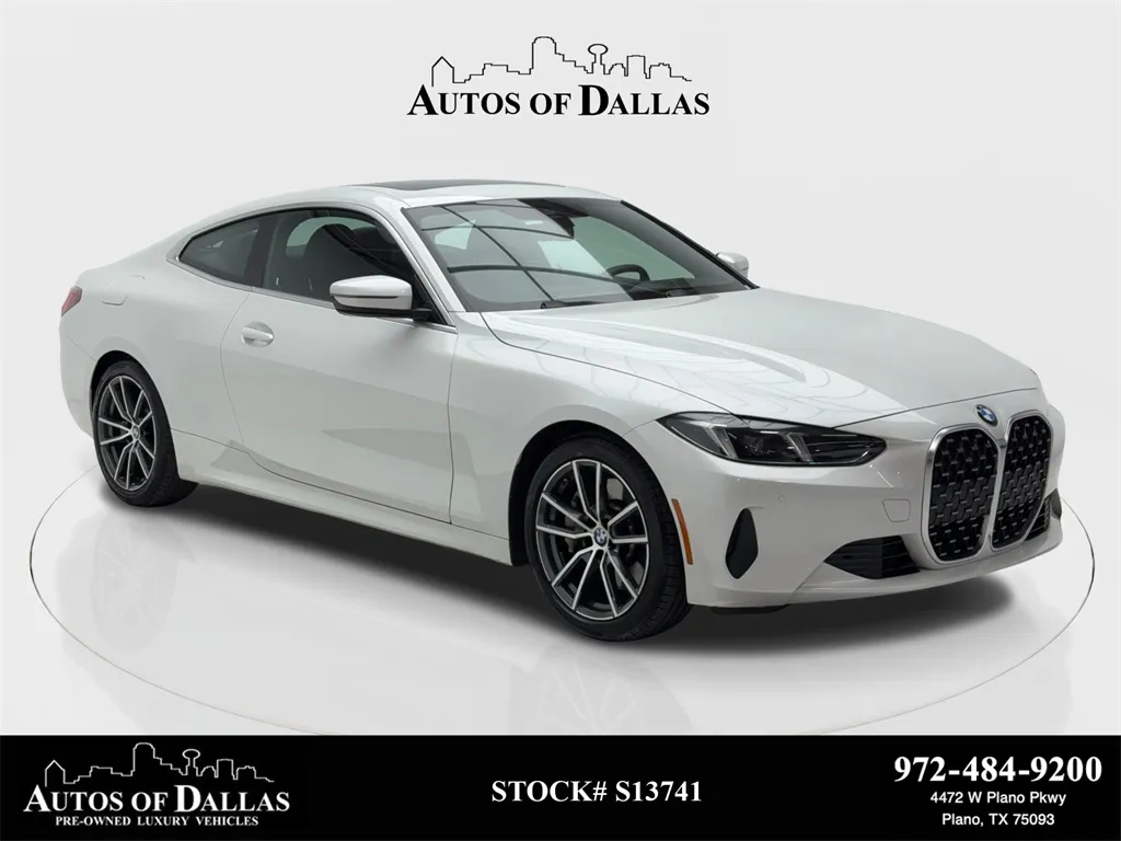 2025 BMW 4 Series 430i SPORT LINE,NAV,CAM,SUNROOF,HTD STS,BLIND SPOT for sale in Plano, TX