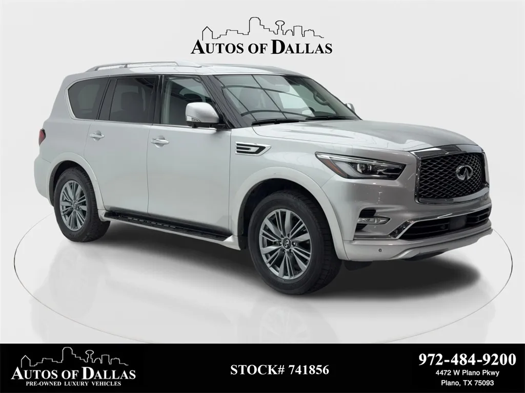 2022 INFINITI QX80 LUXE NAV,CAM,SUNROOF,HTD STS,BLIND SPOT,3RD ROW