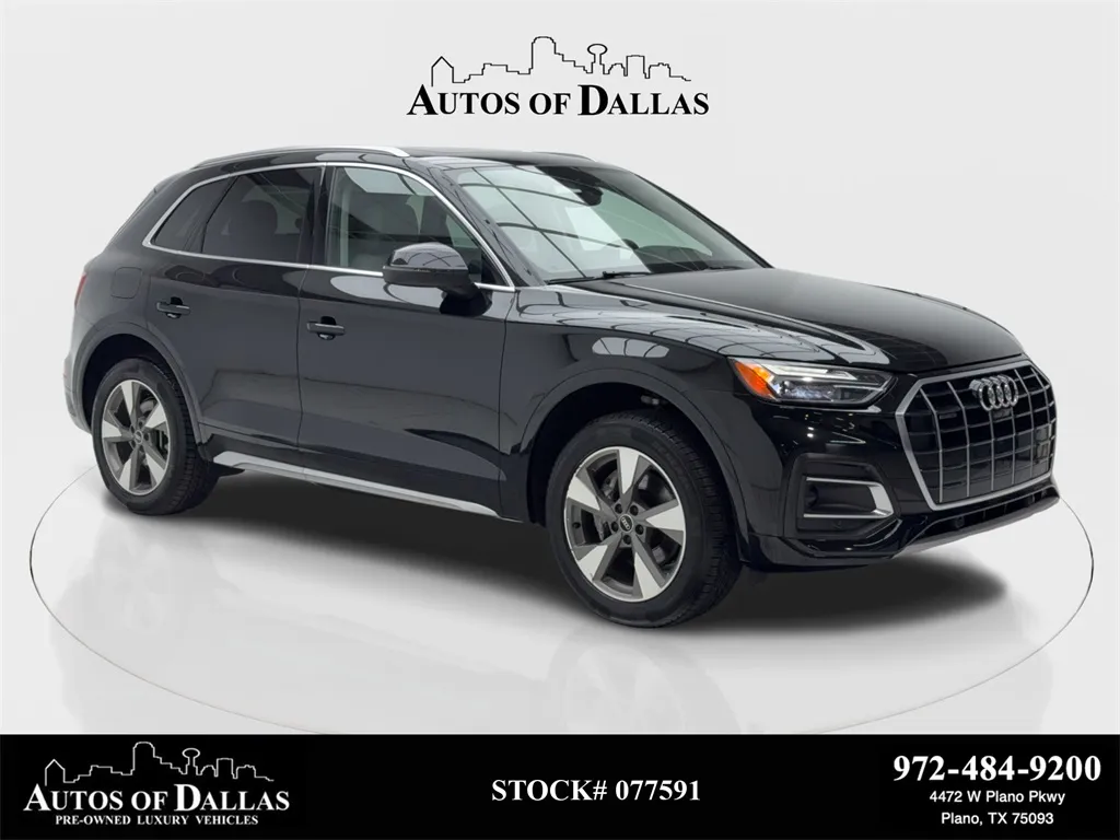 Black 2022 Audi Q5 40 Premium Plus CAM,PANO,HTD STS,BLIND SPOT,19" WL for sale in Plano, TX