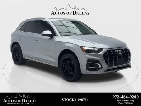 Silver 2022 Audi Q5 40 Premium Plus CAM,PANO,HTD STS,BLIND SPOT,20" WL for sale in Plano, TX