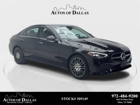 Black 2024 Mercedes-Benz C-Class C 300 NAV,CAM,PANO,HTD STS,BLIND SPOT,18" WLS for sale in Plano, TX