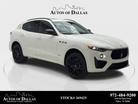 White 2021 Maserati Levante S GranSport NAV,CAM,PANO,HTD STS,BLIND SPOT,21" WL for sale in Plano, TX
