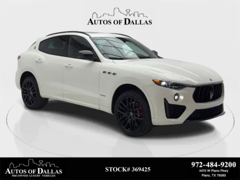 White 2021 Maserati Levante S GranSport NAV,CAM,PANO,HTD STS,BLIND SPOT,21" WL for sale in Plano, TX