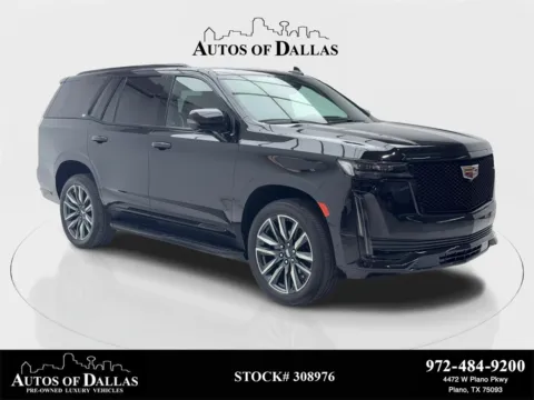 Black 2022 Cadillac Escalade Sport NAV,CAM,PANO,CLMT STS,HEADS UP,22" WLS,3RD R for sale in Plano, TX