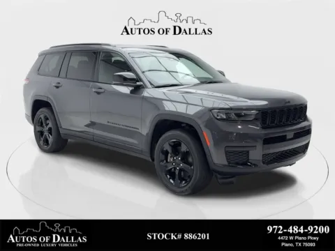 Gray 2023 Jeep Grand Cherokee L Altitude CAM,HTD STS,BLIND SPOT,20" WLS,3RD ROW for sale in Plano, TX