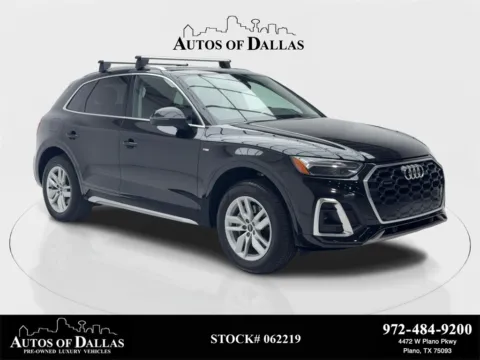 Black 2022 Audi Q5 45 S line Premium CAM,PANO,HTD STS,BLIND SPOT,19" for sale in Plano, TX