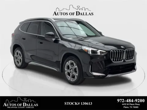 Black 2025 BMW X1 xDrive28i NAV,CAM,PANO,HTD STS,BLIND SPOT for sale in Plano, TX