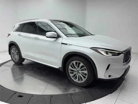 Photos of 2023 INFINITI QX50 LUXE CAM,PANO,HTD STS,BLIND SPOT,19" WLS for sale in Plano, TX at Autos of Dallas - Plano