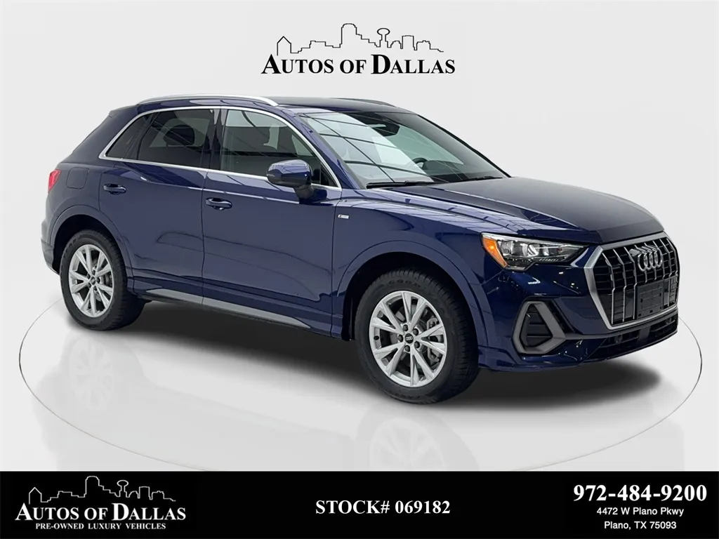 2022 Audi Q3 Premium S Line CAM,PANO,HTD STS,BLIND SPOT for sale in Plano, TX