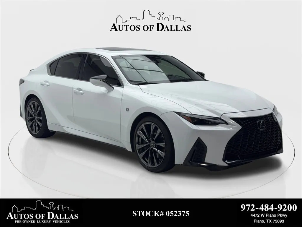 2022 Lexus IS 350 F SPORT CAM,SUNROOF,CLMT STS,BLIND SPOT,19" WL for sale in Plano, TX