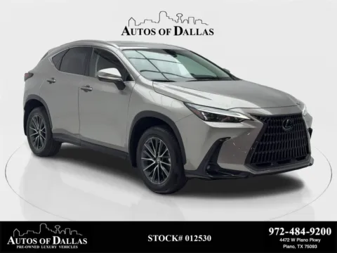 Silver 2022 Lexus NX 350 NAV,CAM,SUNROOF,CLMT STS,BLIND SPOT,18" WLS for sale in Plano, TX