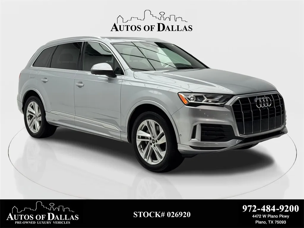 2021 Audi Q7 45 Premium NAV,CAM,PANO,HTD STS,BLIND SPOT,3RD ROW for sale in Plano, TX