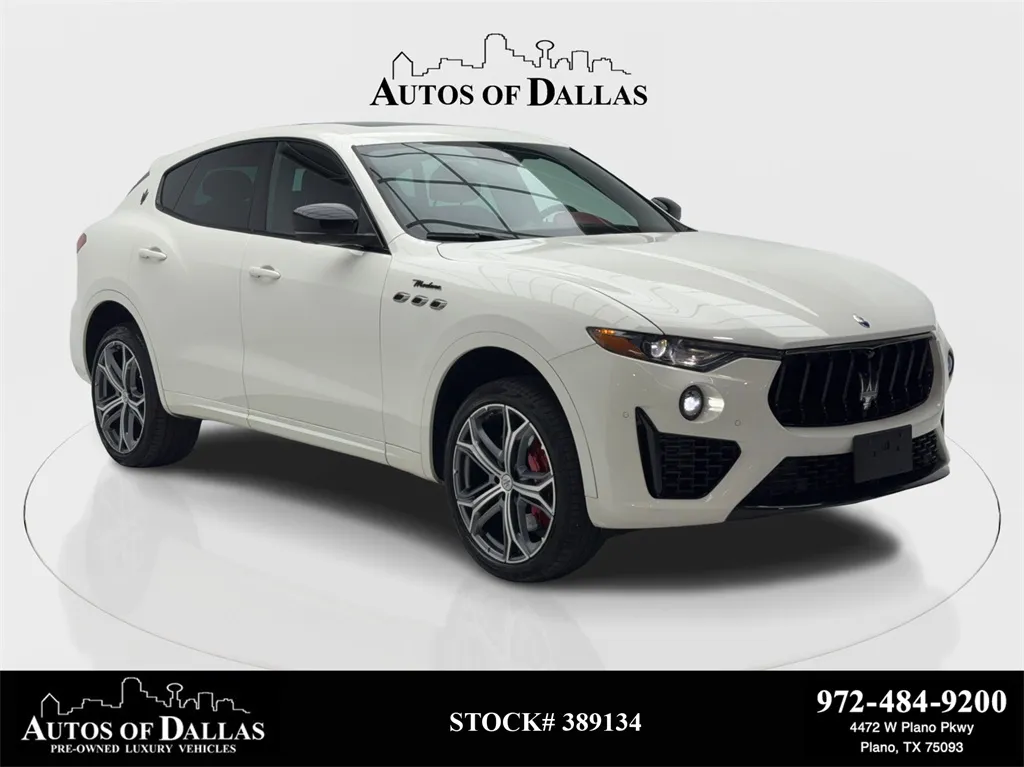 2022 Maserati Levante Modena NAV,CAM,PANO,HTD STS,BLIND SPOT,21" WLS