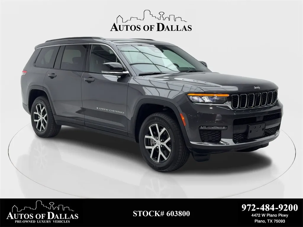 2024 Jeep Grand Cherokee L Limited NAV,CAM,SUNROOF,HTD STS,BLIND SPOT,3RD ROW for sale in Plano, TX