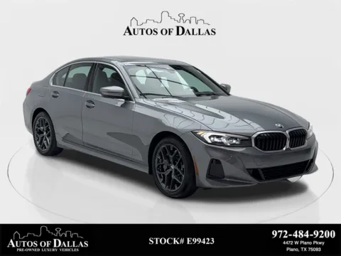 Gray 2025 BMW 3 Series 330i SPORT LINE,NAV,CAM,SUNROOF,BLIND SPOT for sale in Plano, TX